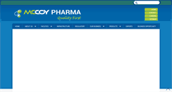 Desktop Screenshot of mccoypharma.com